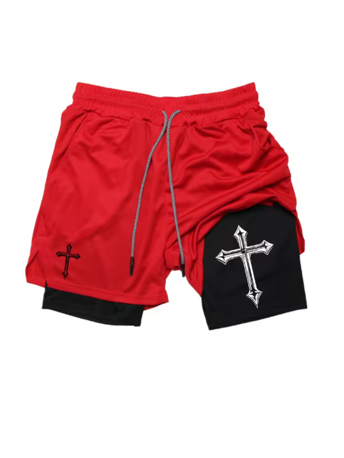 Compression Shorts Athletes - Men'S Christian Gym Athletic Shorts Featuring