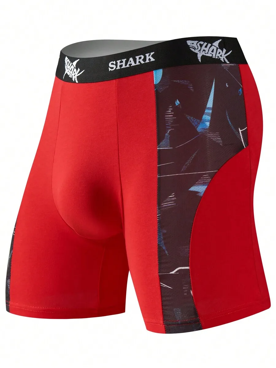 Red Spliced Mesh Boxer Shorts  - Mesh Sport Boxer recensie en prijs