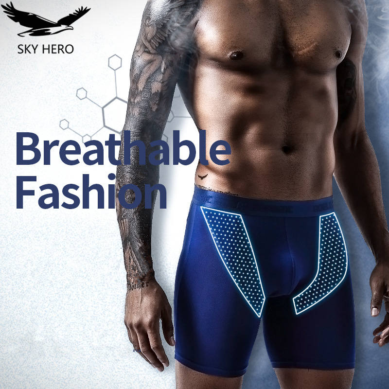 2pcs/Lot underpants leg up lon - Long Leg Trunk Men recensie en prijs