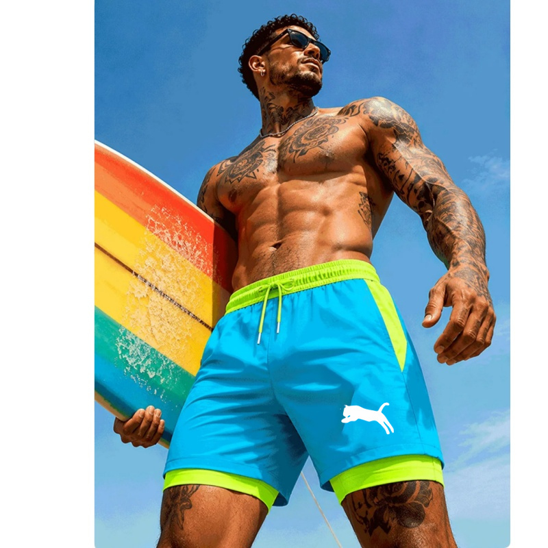 Men Running Cheetah Leopard Si - Compression Shorts Athletes recensie en prijs