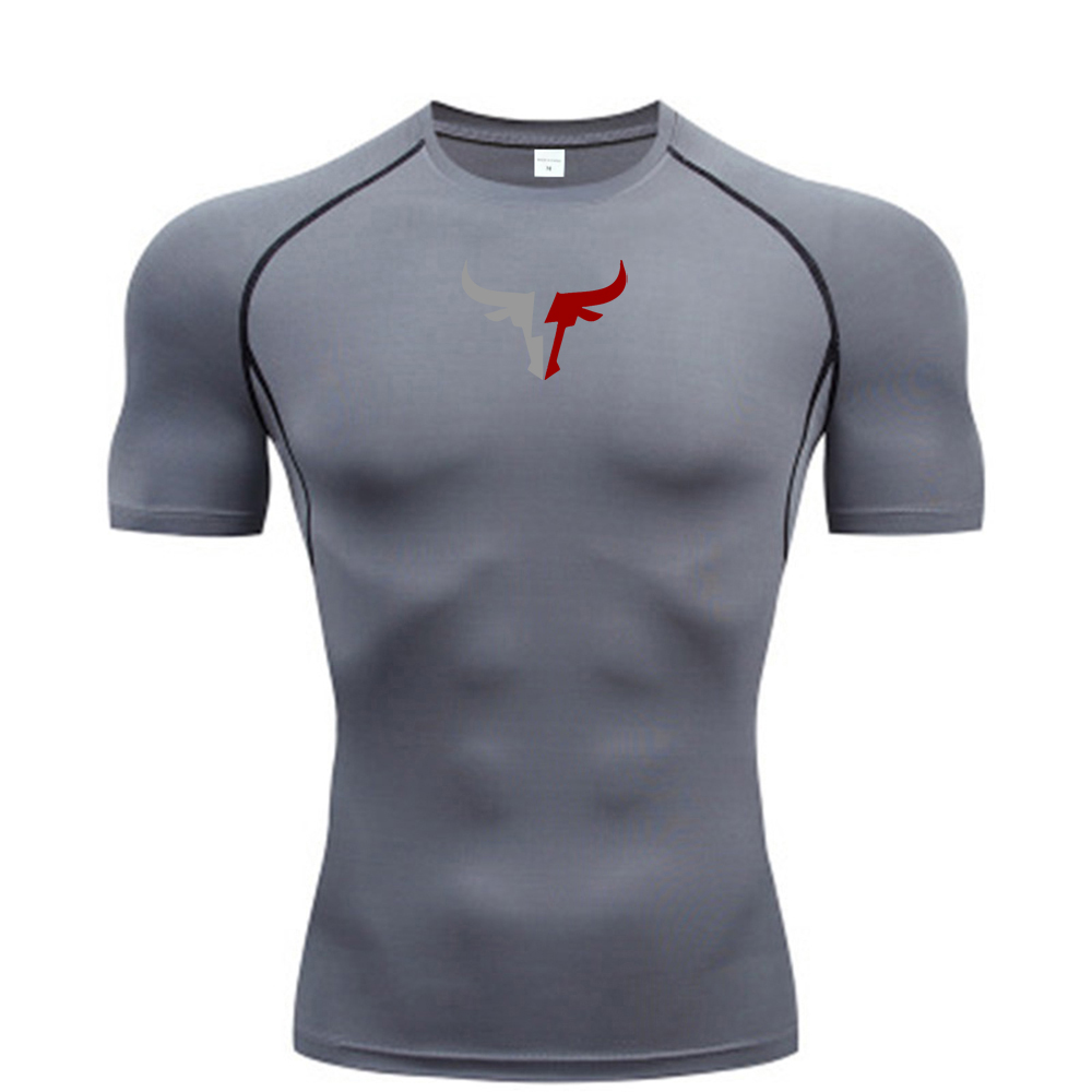 Men's bull head compression T- - T Shirt Tight Fit recensie en prijs