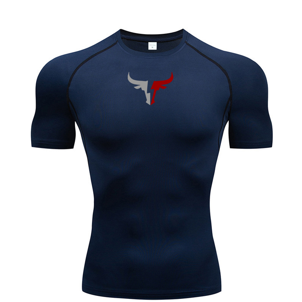 Men's bull head compression T- - T Shirt Tight Fit recensie en prijs