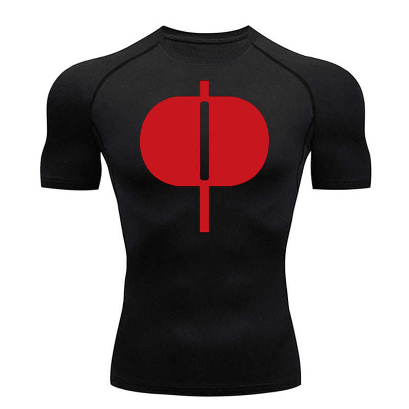 Graphic Short Sleeve Compressi - Base Layer Top recensie en prijs