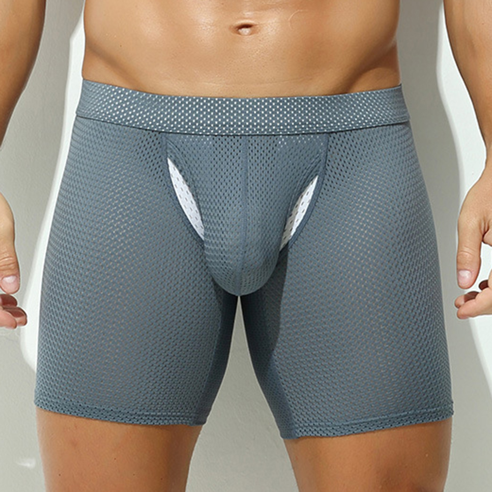 Sexy Lingerie Mens Mesh Underw - Long Leg Trunk Men recensie en prijs