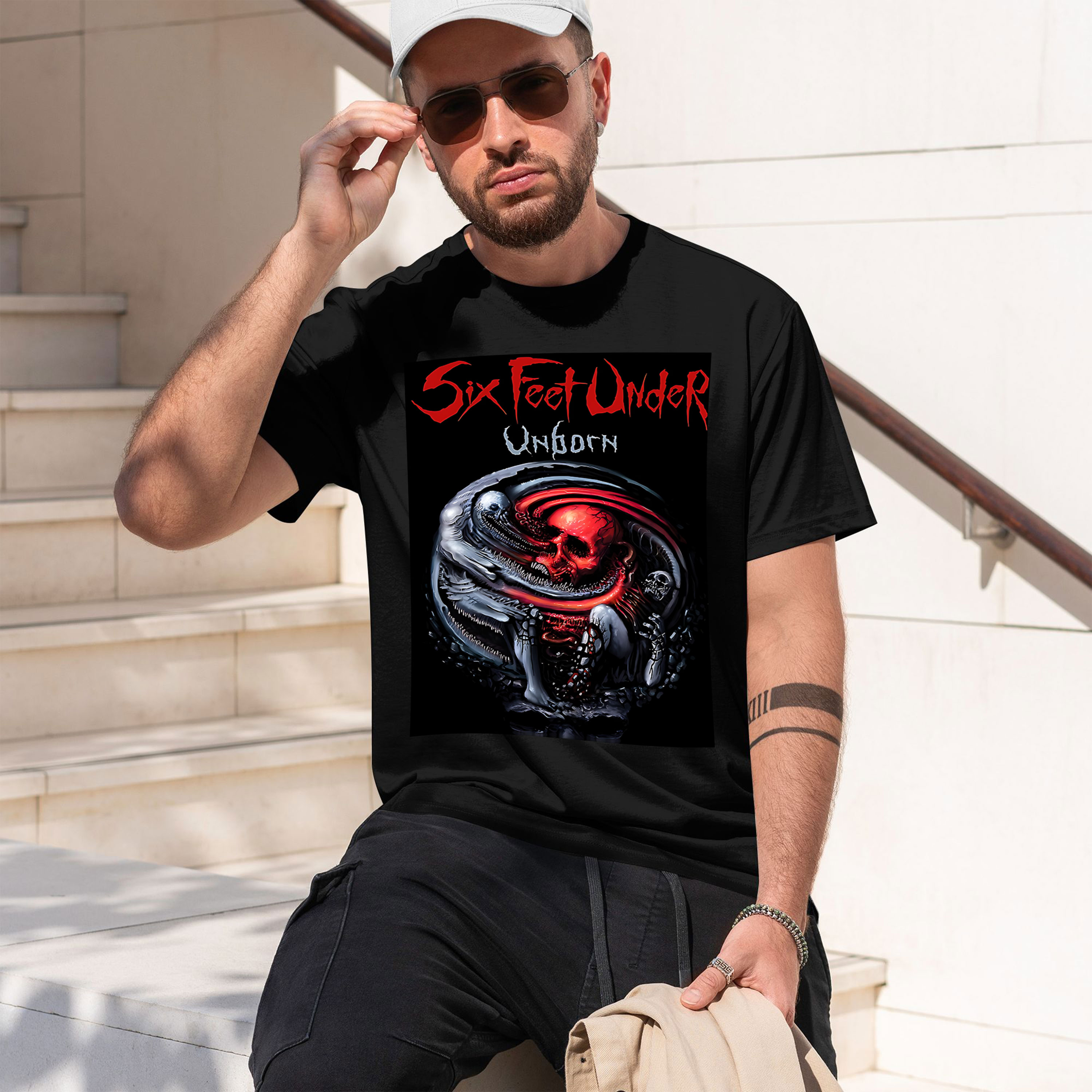Six Feet Under – Unborn back 2 - Undershirt Crew Neck recensie en prijs