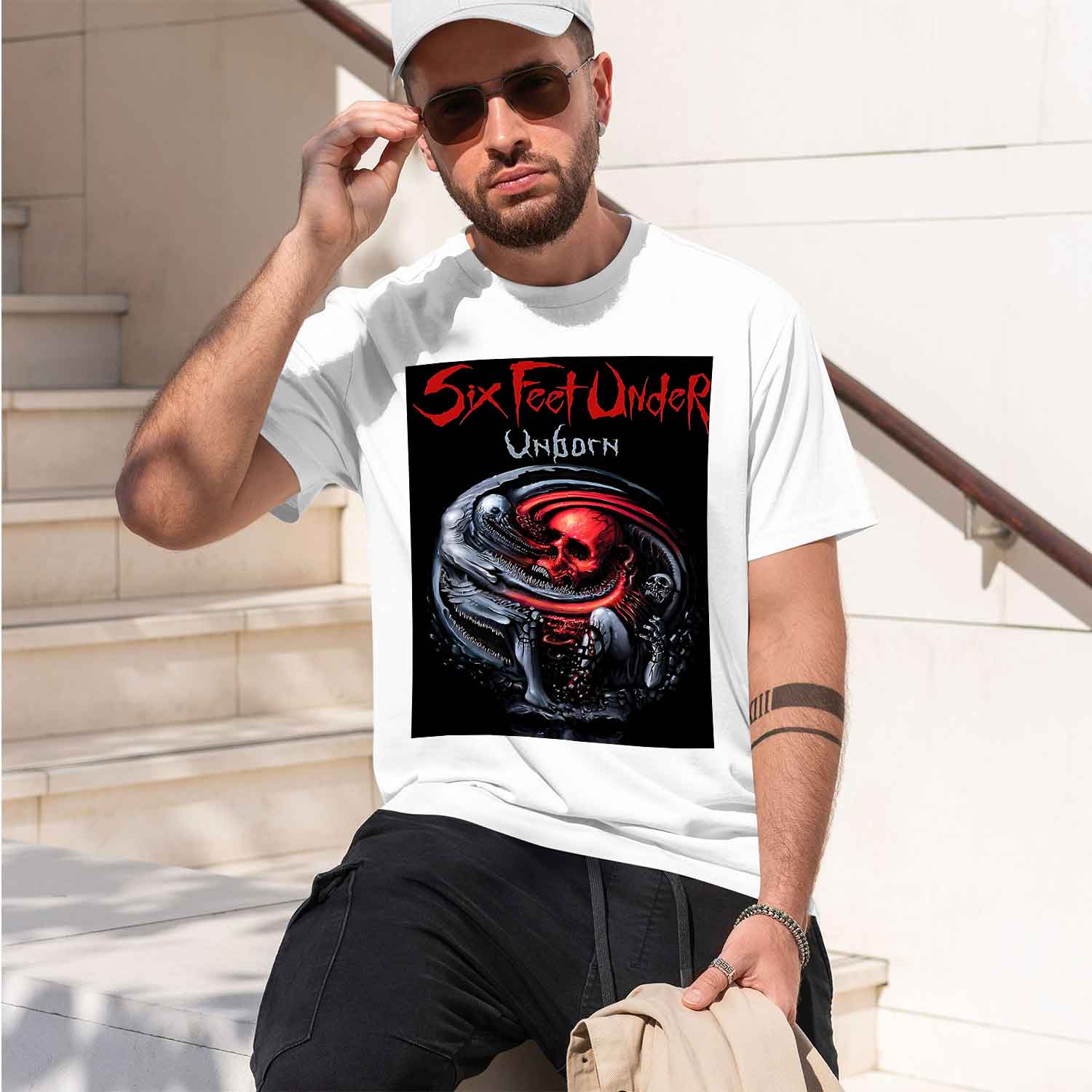 Six Feet Under – Unborn back 2 - Undershirt Crew Neck recensie en prijs