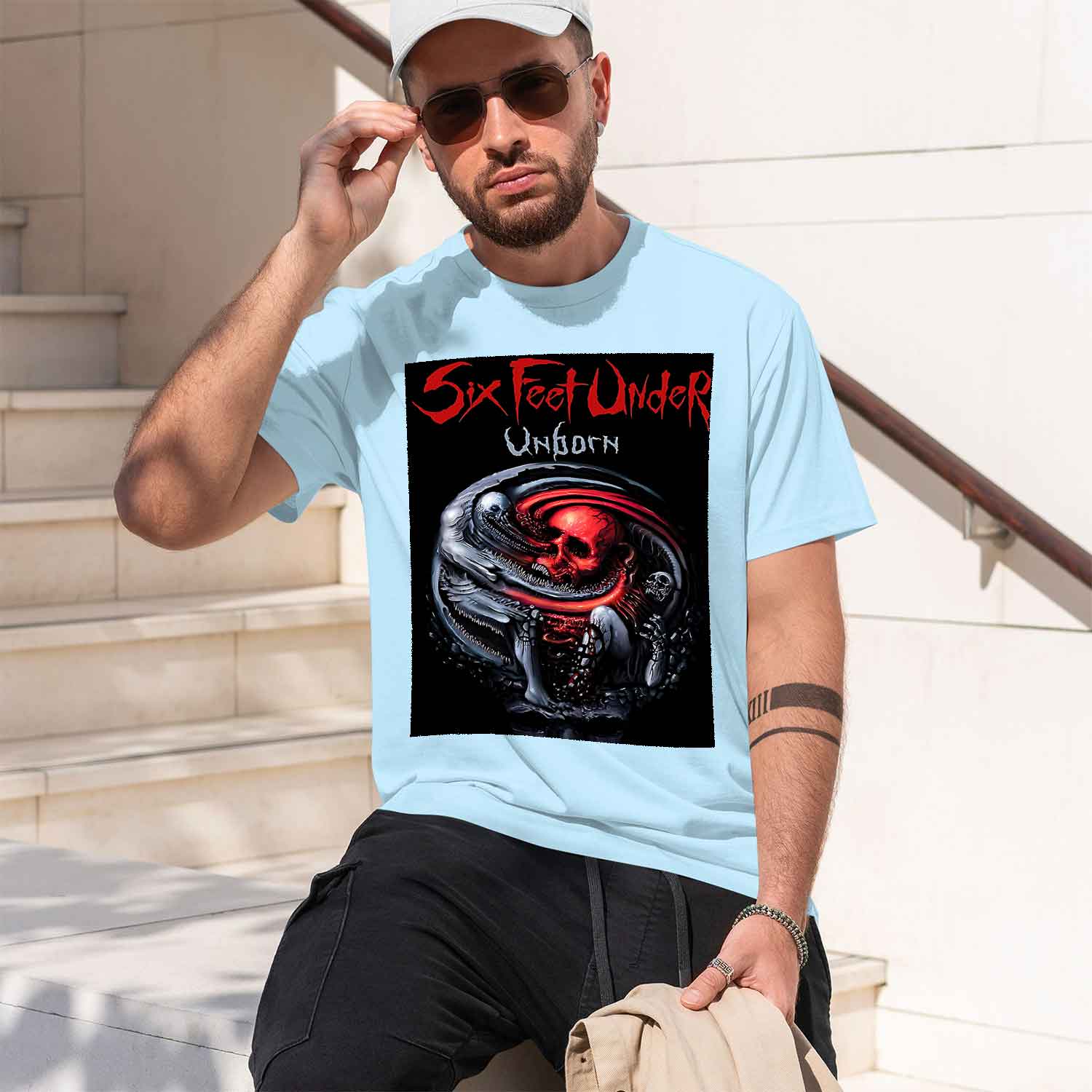 Six Feet Under – Unborn back 2 - Undershirt Crew Neck recensie en prijs