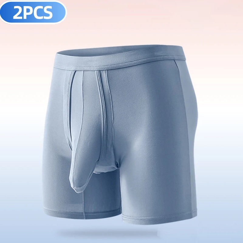 2PCS Mens Long Legs Underwear  - Long Leg Trunk Men recensie en prijs