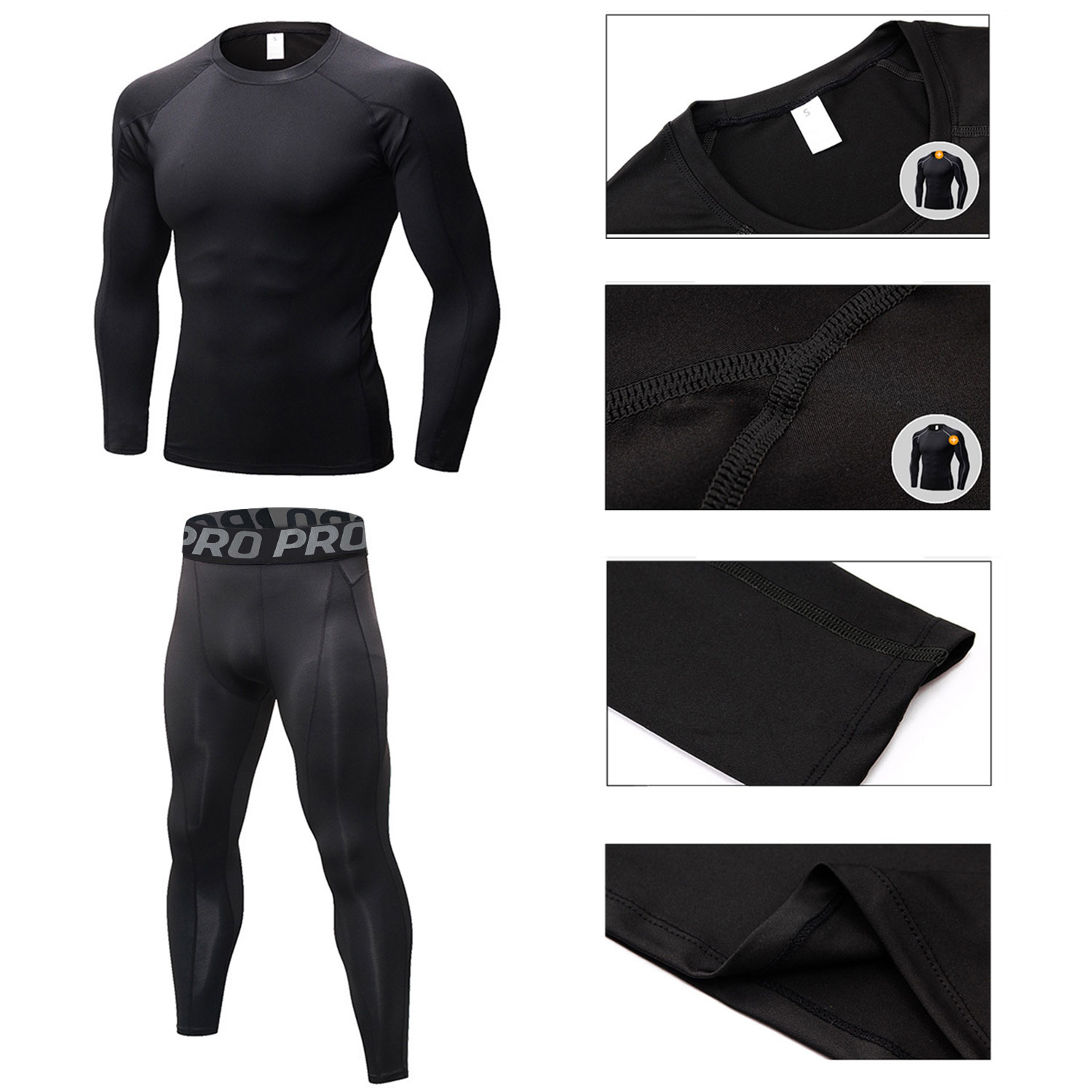 Mens Workout Compression Set P - Compression Long Pant recensie en prijs