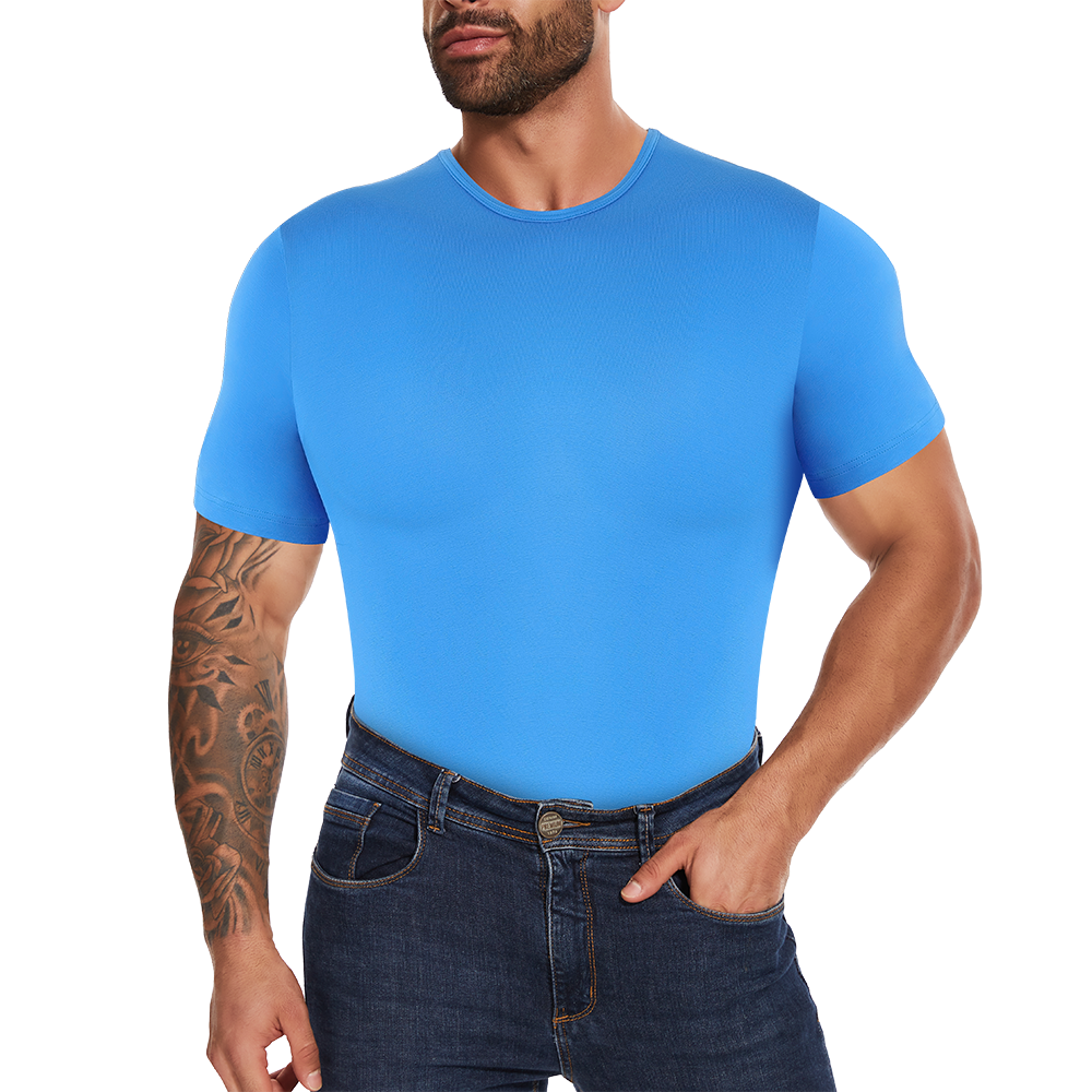 Short Sleeve Full Body Shaper  - Undershirt Crew Neck recensie en prijs