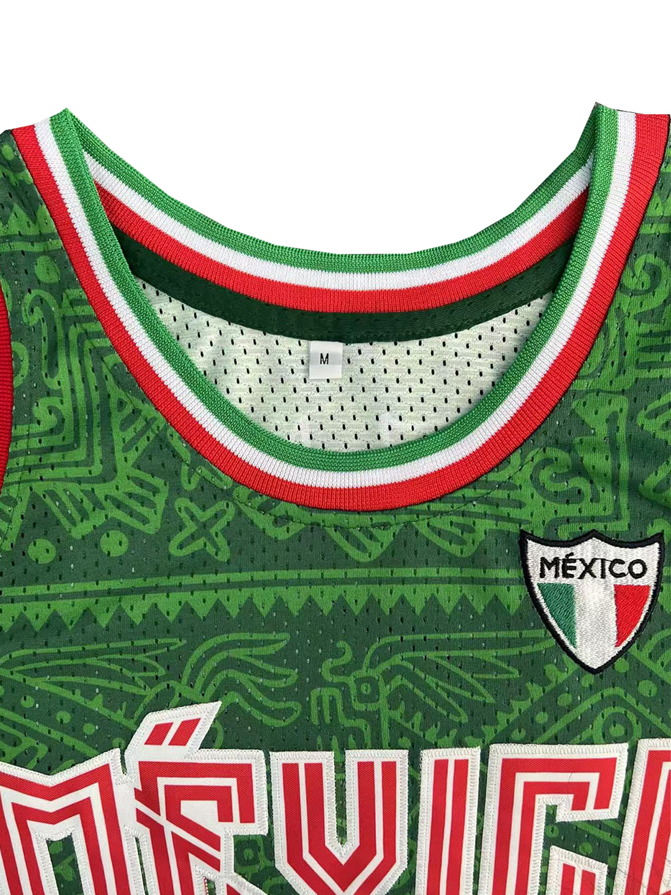 Mexico Embroidered Basketball  - Sleeveless Undershirt recensie en prijs
