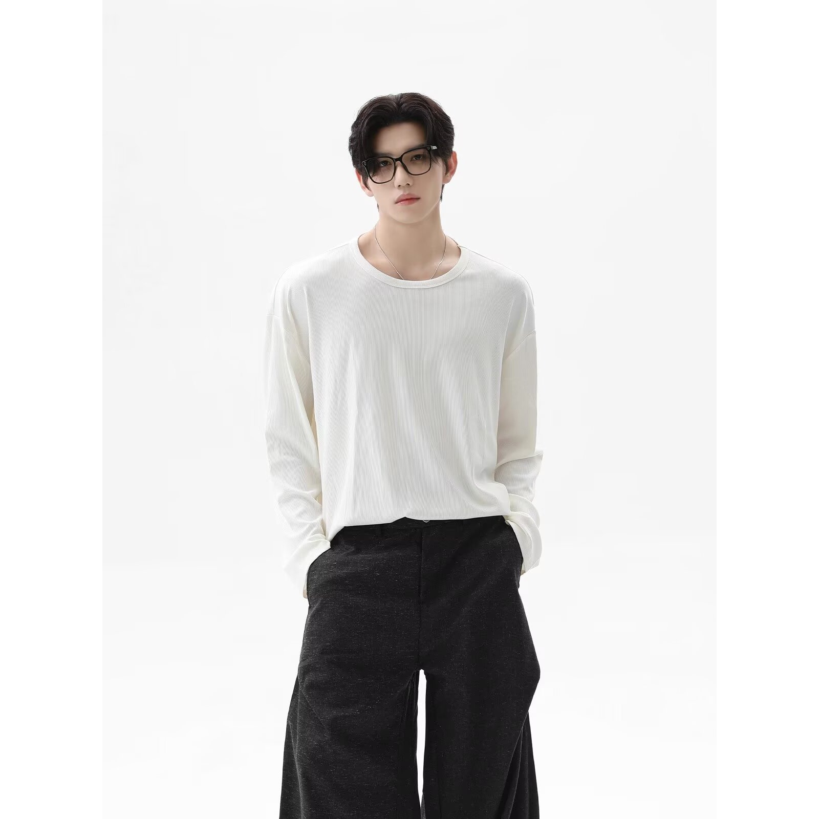 2026 Autumn New Texture Long S - Undershirt Crew Neck recensie en prijs