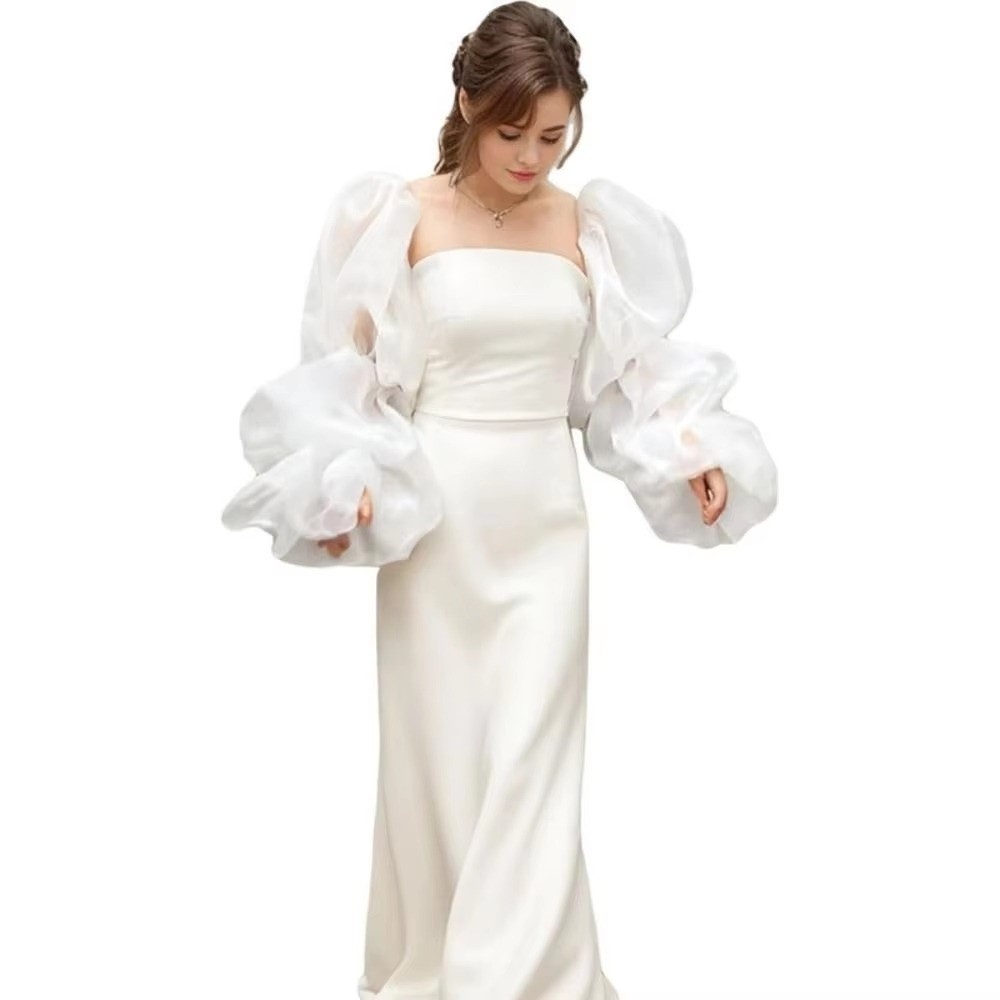 Elegant Puffy Wedding Arm Slee - Thermal Long John recensie en prijs