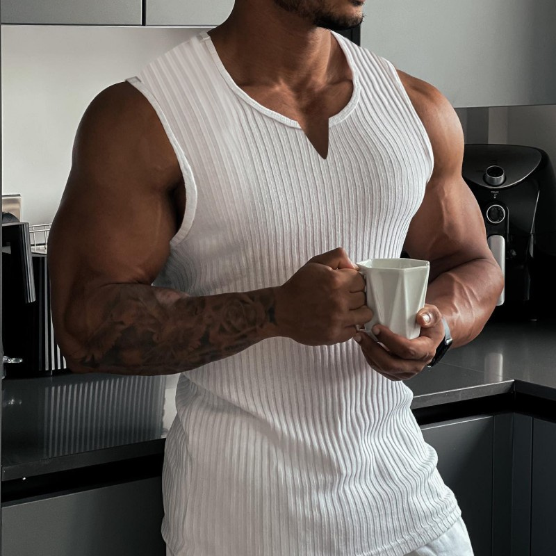 2024 Summer new men V-neck Ves - Undershirt Crew Neck recensie en prijs