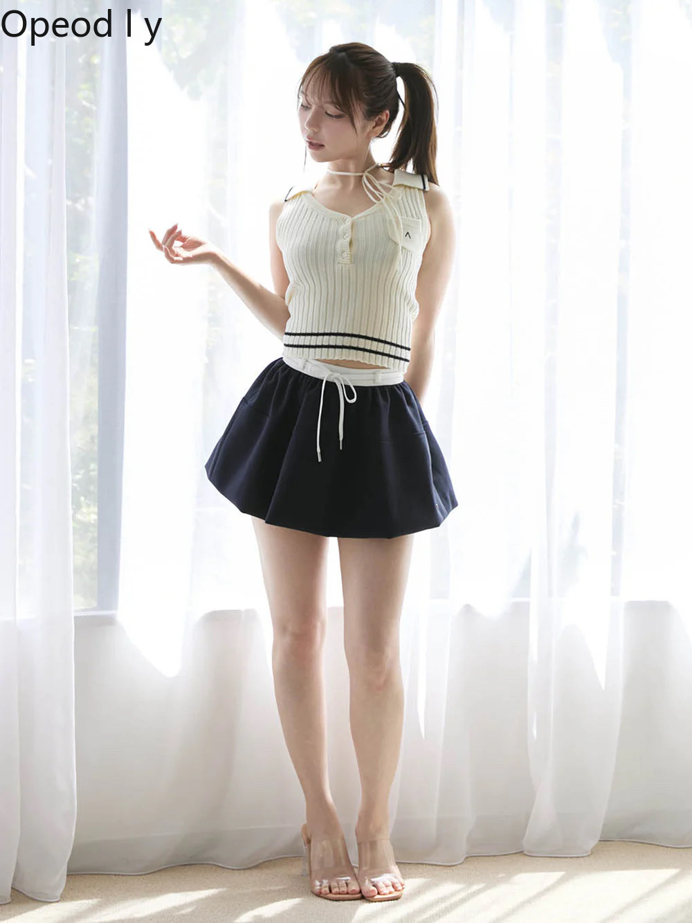 Japanese Sweet Lapel Twist V-n - Suspender Tank Top recensie en prijs