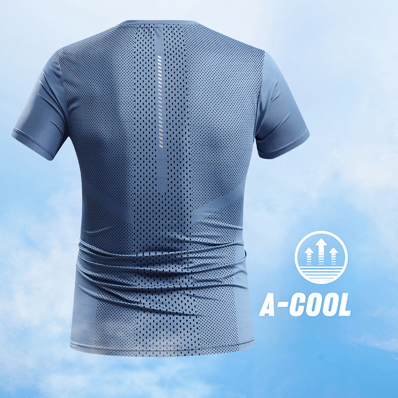Men Summer Sports T-shirt Quic - T Shirt Tight Fit recensie en prijs