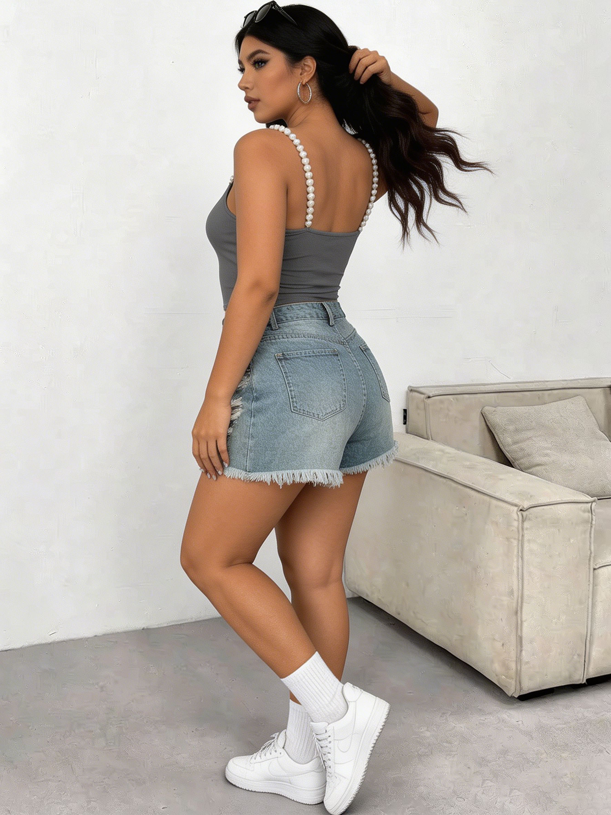 Plus Size Square Neck Pearl St - Tank Top Ribbed recensie en prijs