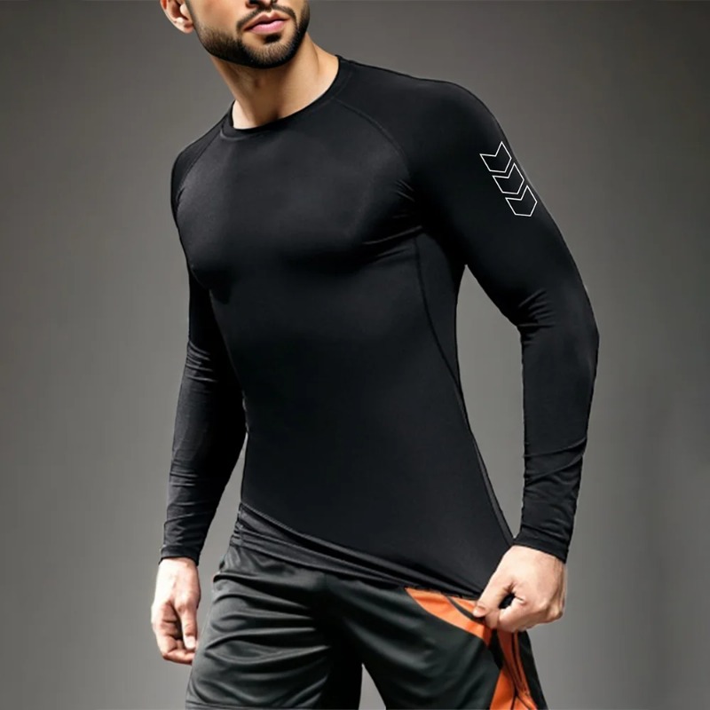 Men Compression Long Sleeve Sh - Base Layer Top recensie en prijs