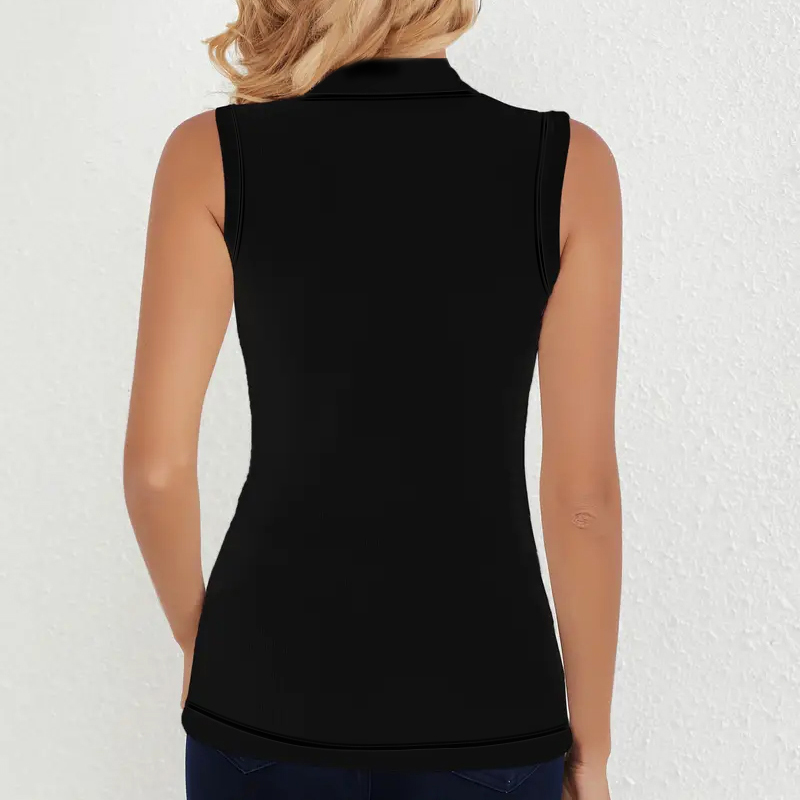 Womens Sleeveless Mock Neck Ri - Tank Top Ribbed recensie en prijs